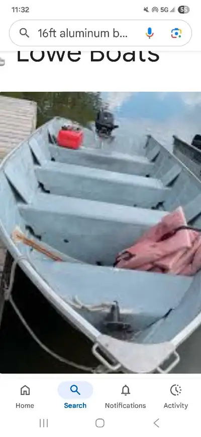 Looking for a good 16ft tin boat. No trailer or motor needed. Let me know what you got and how much...