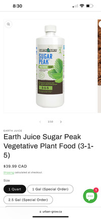 Earth Juice - Sugar Peak 3 Part Line