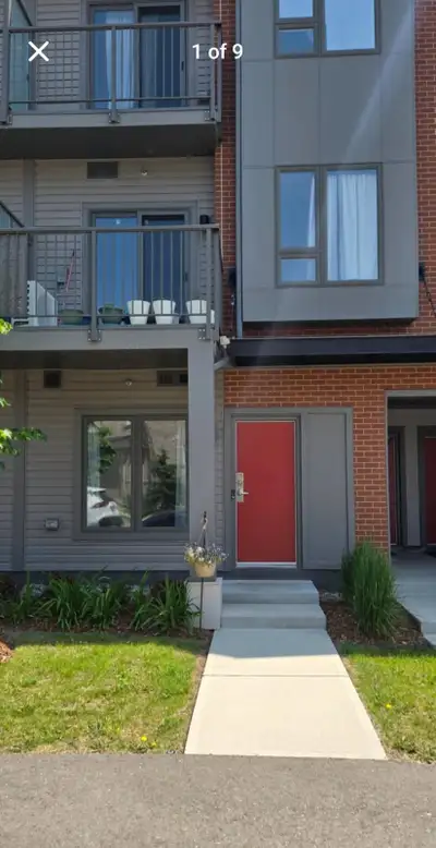 Modern 2-Bedroom Townhouse for Rent — Internet Included! | Available July 1 Brock & Taunton Rd | Duf...