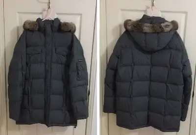 Jacket  with Rabbit Hood Fur BRAND NEW, View more