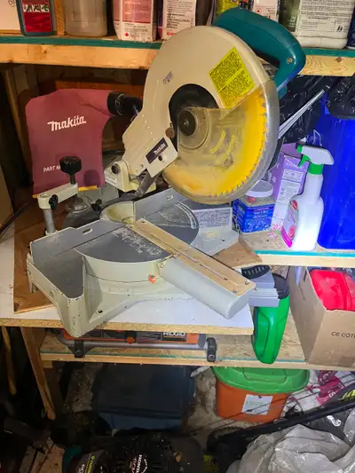 Mitre Saw - Makita Slide Compound 10” with Folding Stand, View more