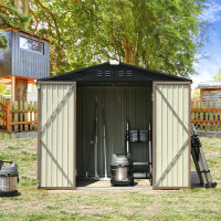 Portable metal shed L1860*W2390*H1940mm