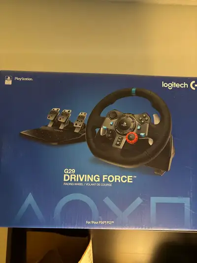 Logitech g29 driving force pro with shifter for ps4 or pc, View more