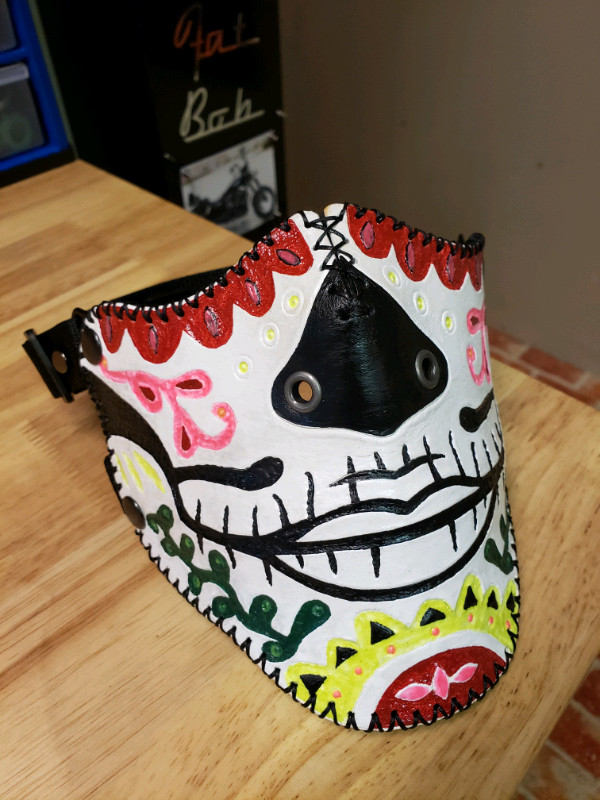 Mexi-Alita leather biker mask in Other in Bedford - Image 2