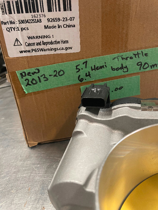 New 2013-20 Dodge 5.7 and 6.4 Hemi throttle body upsize 90mm in Engine & Engine Parts in Regina - Image 2