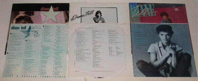 Diane Tell - 3 disques vinyles LP dans CD, DVD et Blu-ray  à Ville de Montréal - Image 3
