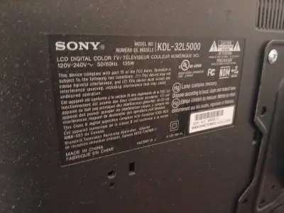 Sony Bravia TV with wall mount, View more