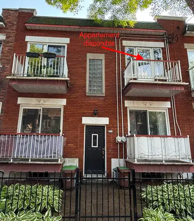 LOGEMENT À LOUER - 3 1/2 ROSEMENT (6e avenue et Masson)