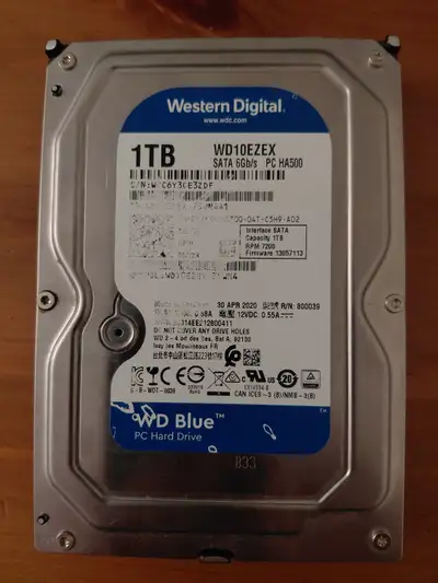 Western Digital/Hitachi 1TB HDD, View more