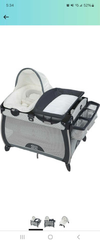 Graco portable baby lounger