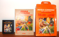 Missile Command Atari 2600. Complete in box. Retro gaming 1981.