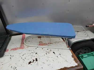 This ironing board is in excellent shape. Folds nicely and comes with the cover.