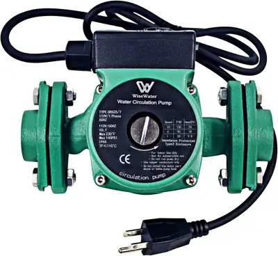 AB WiseWater Circulation Pump,130W 13 GPM 1" NPT Flanges, View more