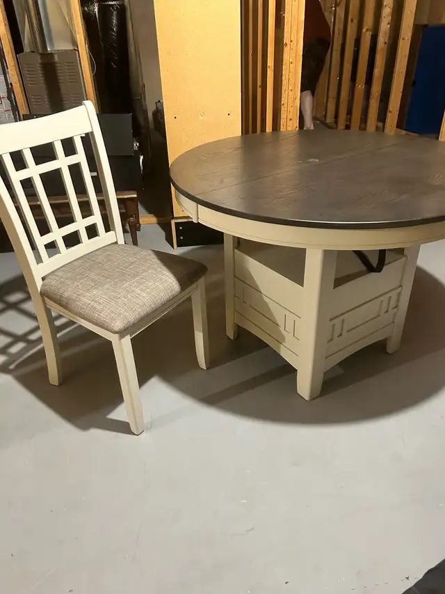 dining table and chairs