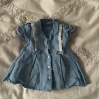 American Girl Doll Molly Route 66 Dress *as is*