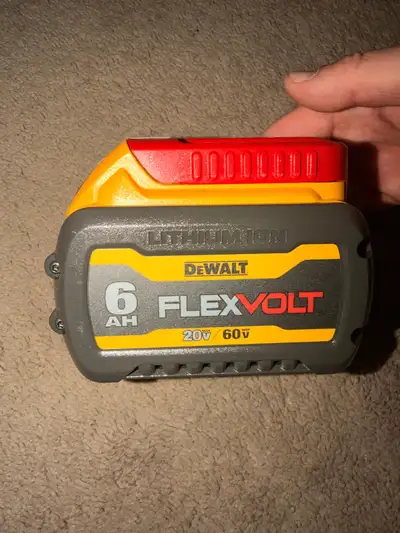 New DeWalt Flexvolt 6.0Ah Battery, View more