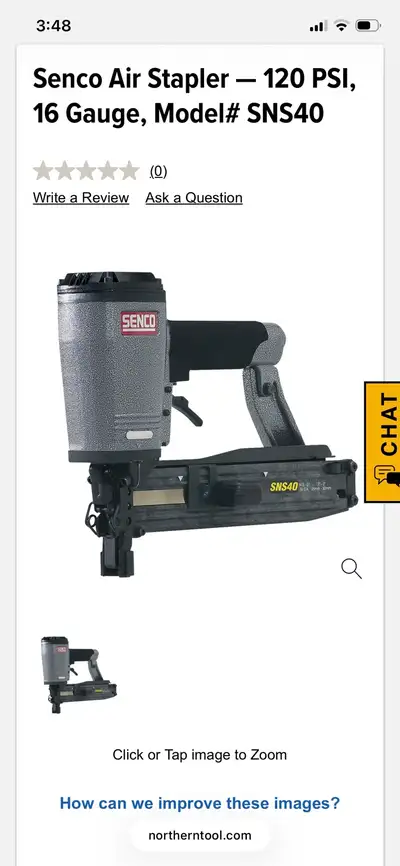 senco sns40 rugged duty stapler oil free stapler gun, View more