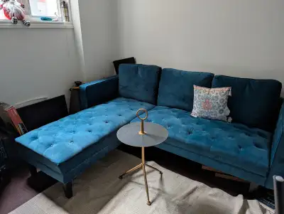 Moving sale - sofa and side table, View more