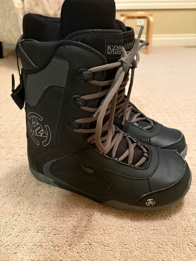 K2 Snowboard Boots - sz. 10.5 in Snowboard in Red Deer - Image 3