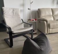 Ikea armchair with free foot cushion 