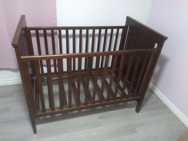 Solid Wood Baby Crib and Change Table in Cribs in St. Catharines - Image 3