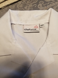 Chefwear White Utility Cook Shirt, Size Small