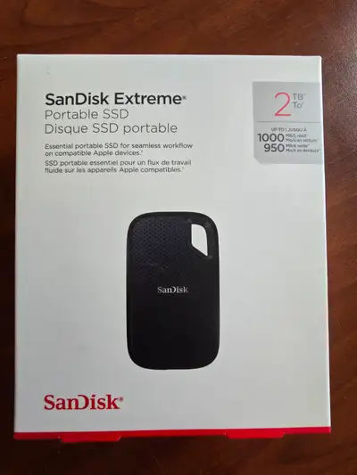 SanDisk Extreme Portable SSD - 2TB, View more