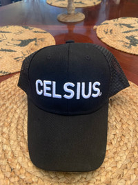PEPSI’S NEW ENERGY DRINK ‘ CELSIUS !’ BLACK CAP ! FIRST•ORIGINAL