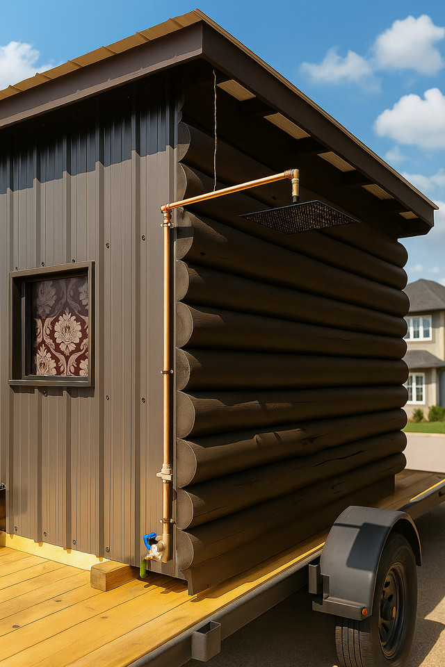 Portable Electric Sauna & Cold Shower Rental in Hot Tubs & Pools in Edmonton - Image 3