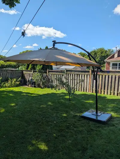 Patio umbrella - 10 ft wide, View more