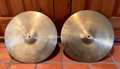 Two 1960s Vintage 18-inch AVEDIS ZILDJIAN Cymbals Made in USA, View more