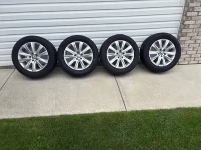 Tires installed in December 2024 and have working TPS sensors. The tires have very little wear, 9/32...