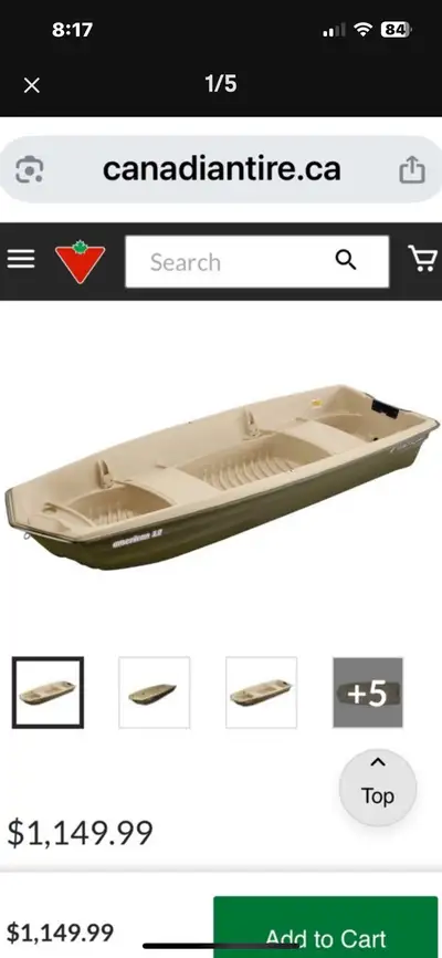 Get ready to hit the water with this used Sun Dolphin American 12 boat! Perfect for fishing or leisu...