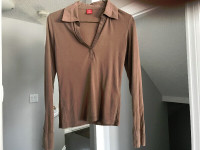 Brown shirt Castro  long sleeve size 1/S