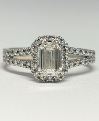 Engagement Ring 1.0ct Emerald cut - make your best offer