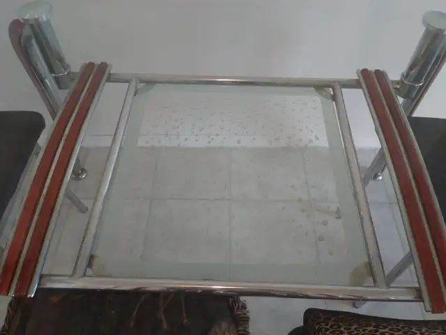 Glass Kitchen/Dining Table Set with 6 Chairs in Dining Tables & Sets in Markham / York Region - Image 3