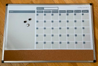 Large dry-erase calendar