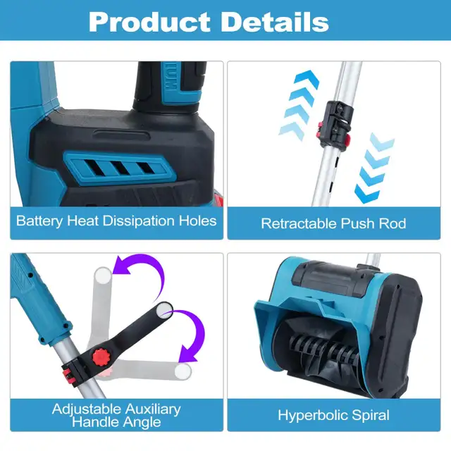 Snow Shovel Electric 21V with Batteries and a Charger in Snowblowers in Mississauga / Peel Region - Image 5
