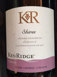 2006 Kenridge Shiraz wine