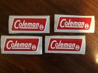 Coleman Labels for lanterns , stoves etc.