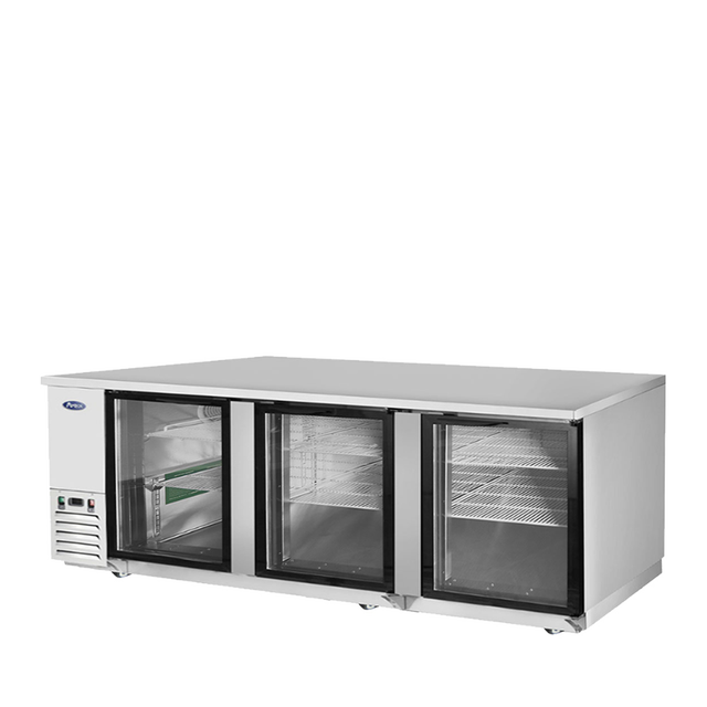 Atosa MBB90GGR 90″ Steel Triple Glass Door Back Bar Cooler in Other in City of Toronto - Image 4