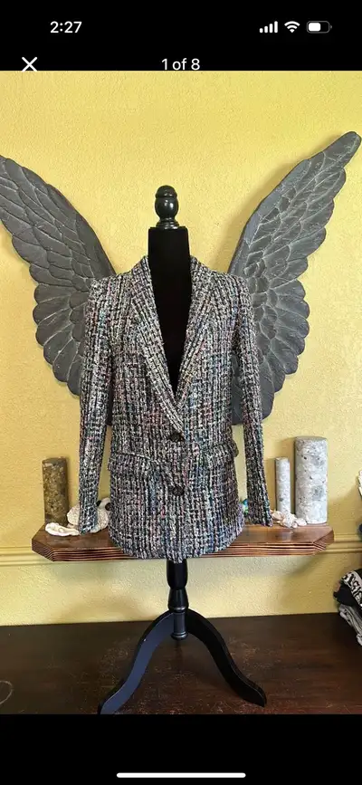 Grace Chow Colorful Blazer With Sequins, View more