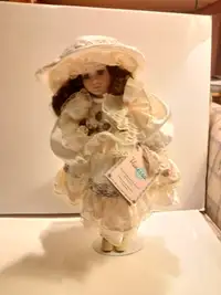 Vanessa Porcelain Doll