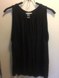 H&M Black lady sleeveless V neck top - Brand new