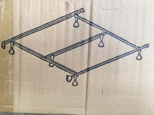 Brand New In Box Metal Bed Frame Fits Single / Double / Queen in Beds & Mattresses in Oshawa / Durham Region - Image 2