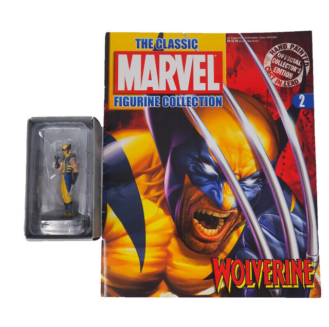 Eaglemoss DC Comics Wolverine Action Figure w Magazine in Arts & Collectibles in St. Albert