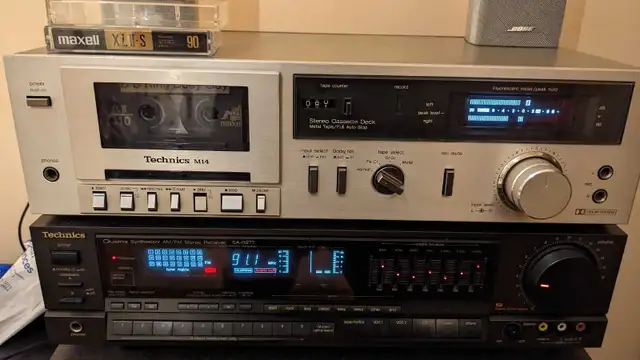 Technics RS-M14 Stereo Cassette Deck (1980-81) in Stereo Systems & Home Theatre in City of Toronto - Image 2