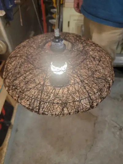 Vintage hanging light, View more