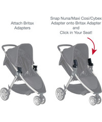 Britax Infant Car Seat Adapter (Maxi Cosi, Cybex, Nuna)