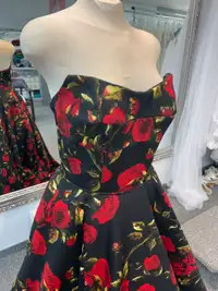Floral Formal Dress With Pockets